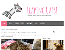 Tablet Screenshot of leapingcats.com